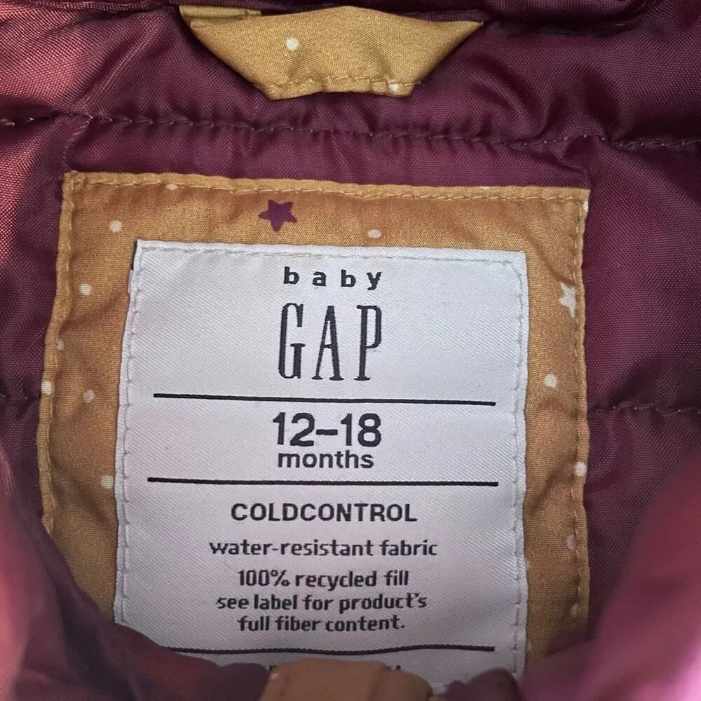 12-18 month baby Gap coat